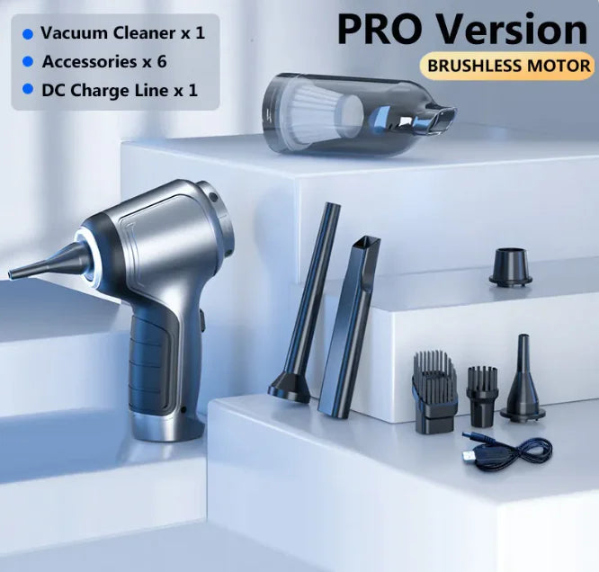 Portable Car Vacuum- Home car dual purpose vacuum cleaner Style classification