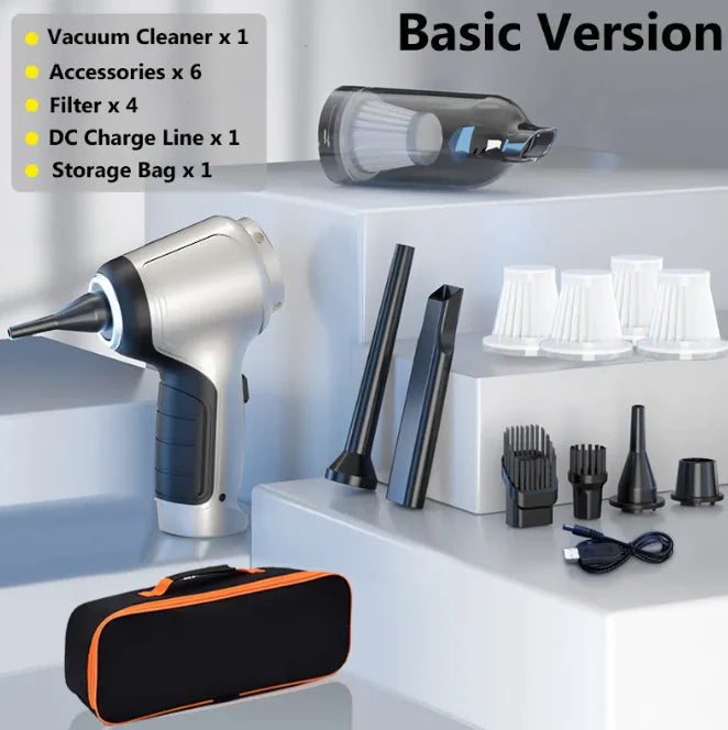 Portable Car Vacuum- Home car dual purpose vacuum cleaner Style classification