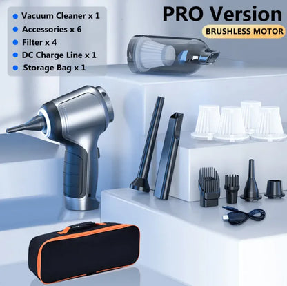 Portable Car Vacuum- Home car dual purpose vacuum cleaner Style classification